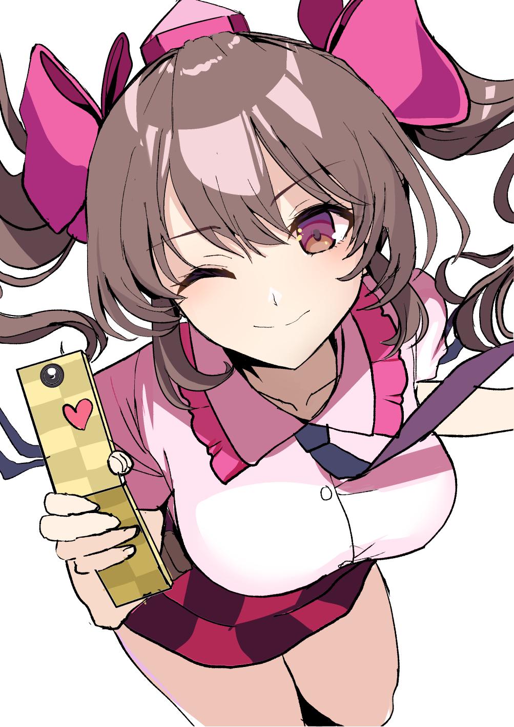 A portrait of Hatate Himekaidou from Touhou Project, drawn by @haitokuken on Twitter